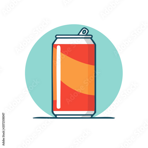 Flat thermometer icon vector