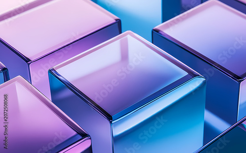 Abstract Geometric Gradient Cubes