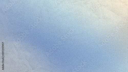 Cuadro en lienzo Light blue and soft beige watercolor wash texture background with watercolor gra