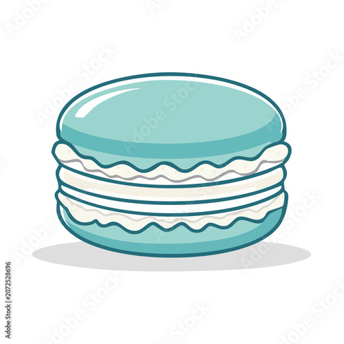 Teal jar with lid top view vector