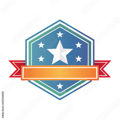 US flag vector illustration