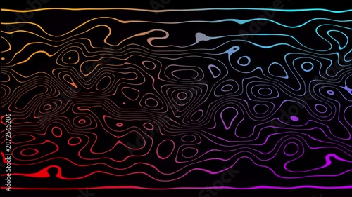 Abstract colorful background, 3d render, holographic foil, liquid petrol surface, ripples, metallic reflection,