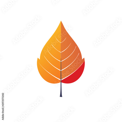 Flat vector illustration of hot air balloon