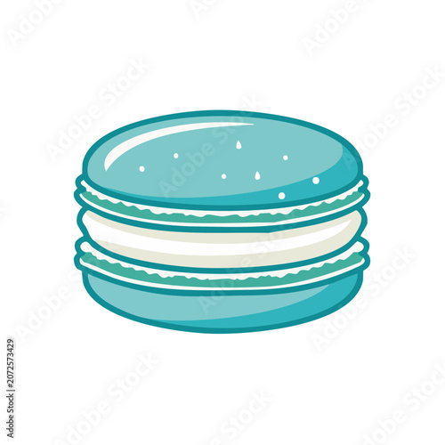 Teal spiral notebook top view vector
