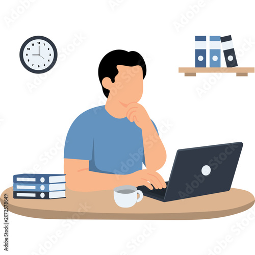 Office Administration Illustration