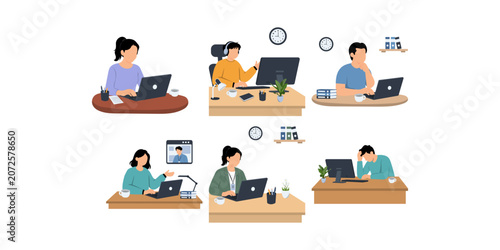 Office Administration Illustration