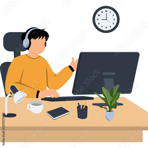 Office Administration Illustration