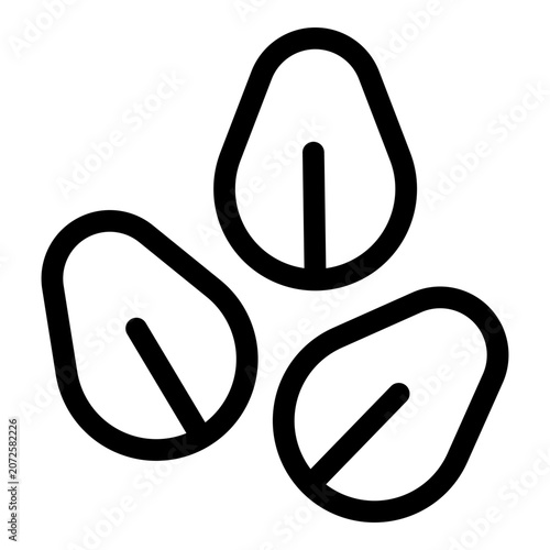 Seeds icon. Vector line icon