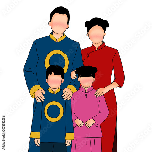 Vietnam family with daughter 