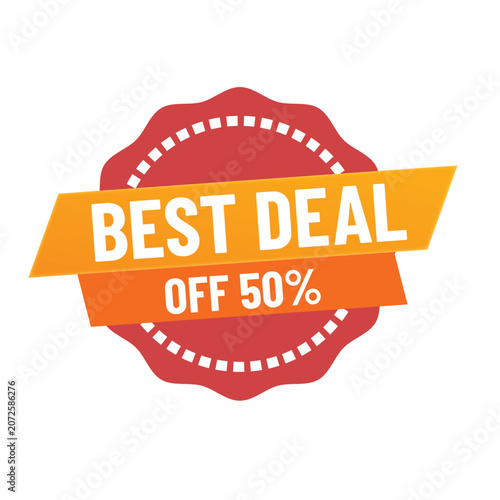 Vector Best Deal label