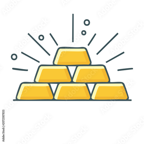 Yellow flat design truck side view vector