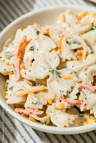 Homemade Creamy Pasta Salad
