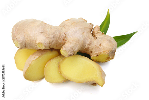 Ginger isolated on white background