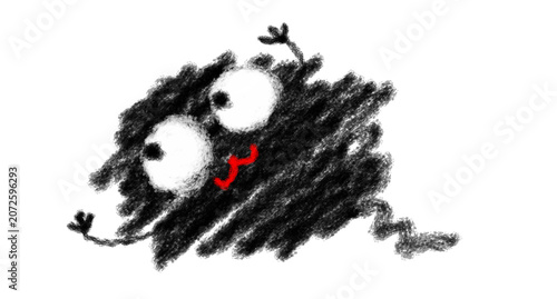 Bilde på lerret かわいいお化けのイラスト