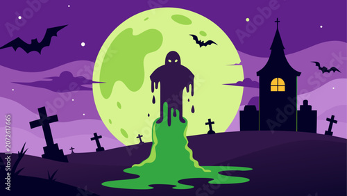 Photos Zombie rising from grave on halloween night