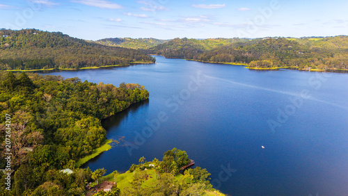 Scenic View of Lake Baroon in the Sunshine Coast Hinterland, Queensland, Australia