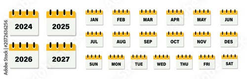Konstfotografi Calender , days of the week