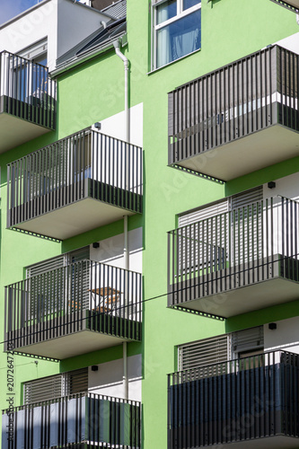 Vienna, Austria - June 19, 2023: Modern architecture of the Austrian capital Vienna