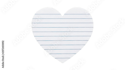 Abstract blue striped heart shape design isolated on transparent background