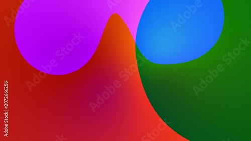 light pastel light purple red orange green blue glow outer edge colorful mix wavy design pattern texture colored water liquid fluid circle ball circular motion illustration abstract background banner 