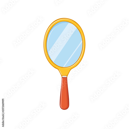 Flat vector illustration of thermometer