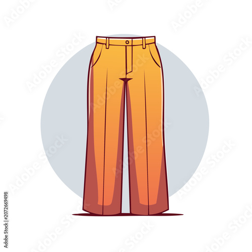 Flat vector illustration of paper shopping bag