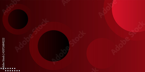 Abstract banner background with red, geometric shapes background for flyer, poster, brochure, cover