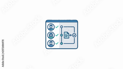 Verified User Profiles and Folder Management Graphic