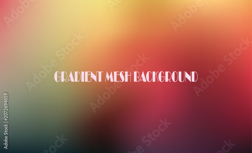 Vibrant gradient mesh background, with warm tones, of yellow, orange, and red