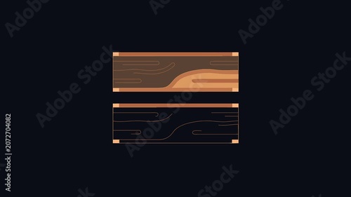 Dynamic Wood Plank Icon for DIY Projects