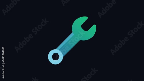  Stylish Wrench Icon for Handyman