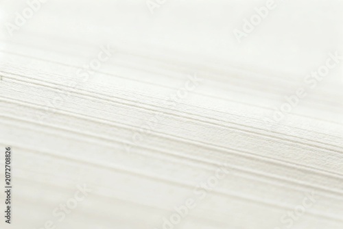 Close-up of White Paper Texture