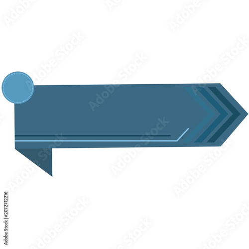 Modern Arrow Business Ribbon Banner