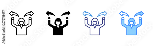 Photos Reasonable Icon Set Multiple Style Collection