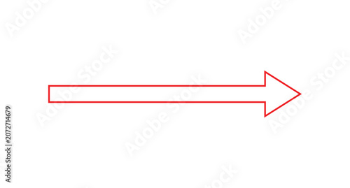 3D red upward arrow isolated on white background symbolizing business growth financial success profit increase market progress and stock chart concept