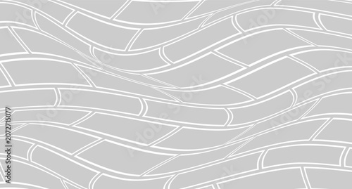 Futuristic abstract blue vector background with flowing lines and 3D architecture, technology business pattern illustration for web design wallpaper