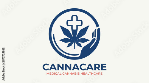 Cannacare Medical Cannabis Healthcare Logo Design - A Symbol of Health and Wellness