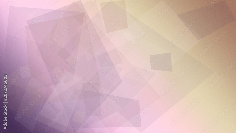 Fototapeta premium A dreamy abstract scene of soft geometric shapes and pastel light, creating a calm, modern atmosphere for design backgrounds, presentations, or concept art.