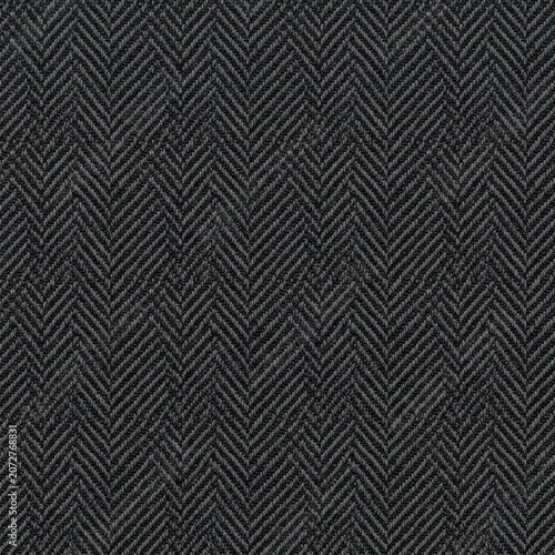 Seamless pattern of charcoal grey herringbone weave …