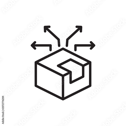 Photos Product diversification vector icon