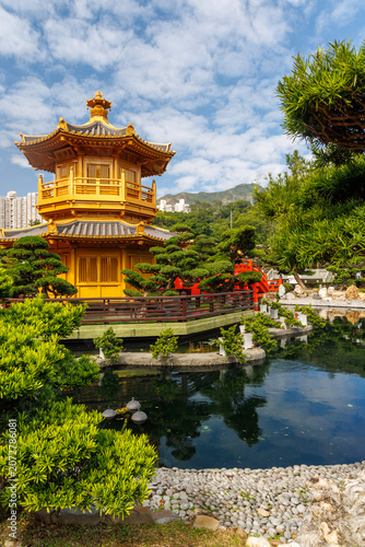 Japanese garden in Hong Kong