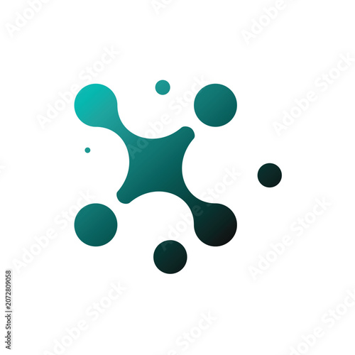 Neuron Logo Design template Illustration Vector