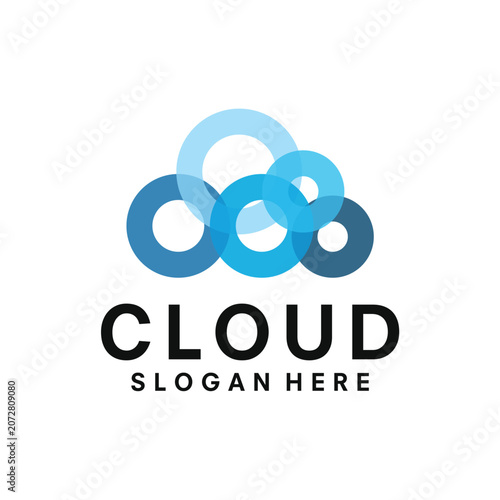 Cloud Logo Design template Illustration Vector
