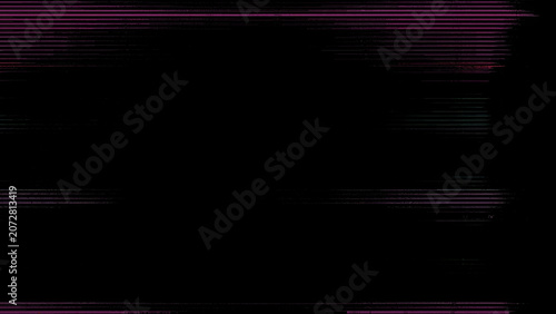 Colorful digital glitch texture with pixel corruption, RGB noise and distorted signal artifacts on black background. Abstract tech background for video effects, cyber design, screen errors