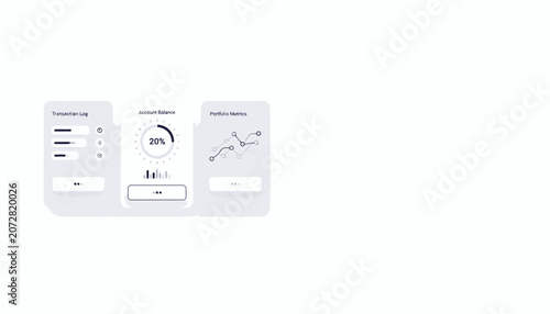 Dashboard interface with financial charts, analytics, and investment options, showcasing business growth and data analysis.
