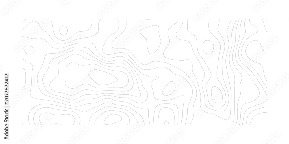 Fototapeta premium Detailed Topographic Contour Line Seamless Pattern Featuring Geographic Relief Structures, Mountain Elevation Data Visualization, Terrain Mapping Texture, and Abstract Landscape Background
