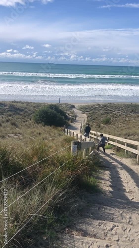 beach and sea, New Zealand