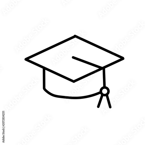 graduation cap and diploma