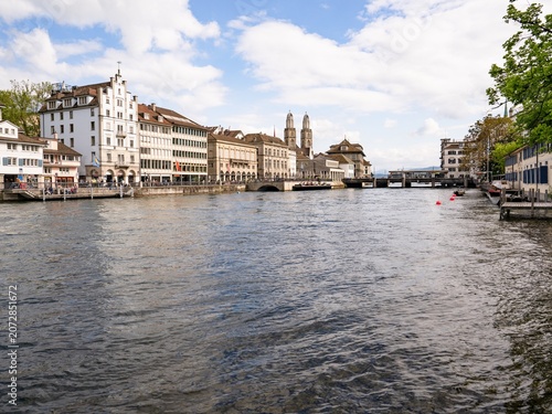 Tableau sur toile Stadt Zürich