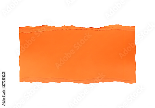 Orange modular building block with interlocking design